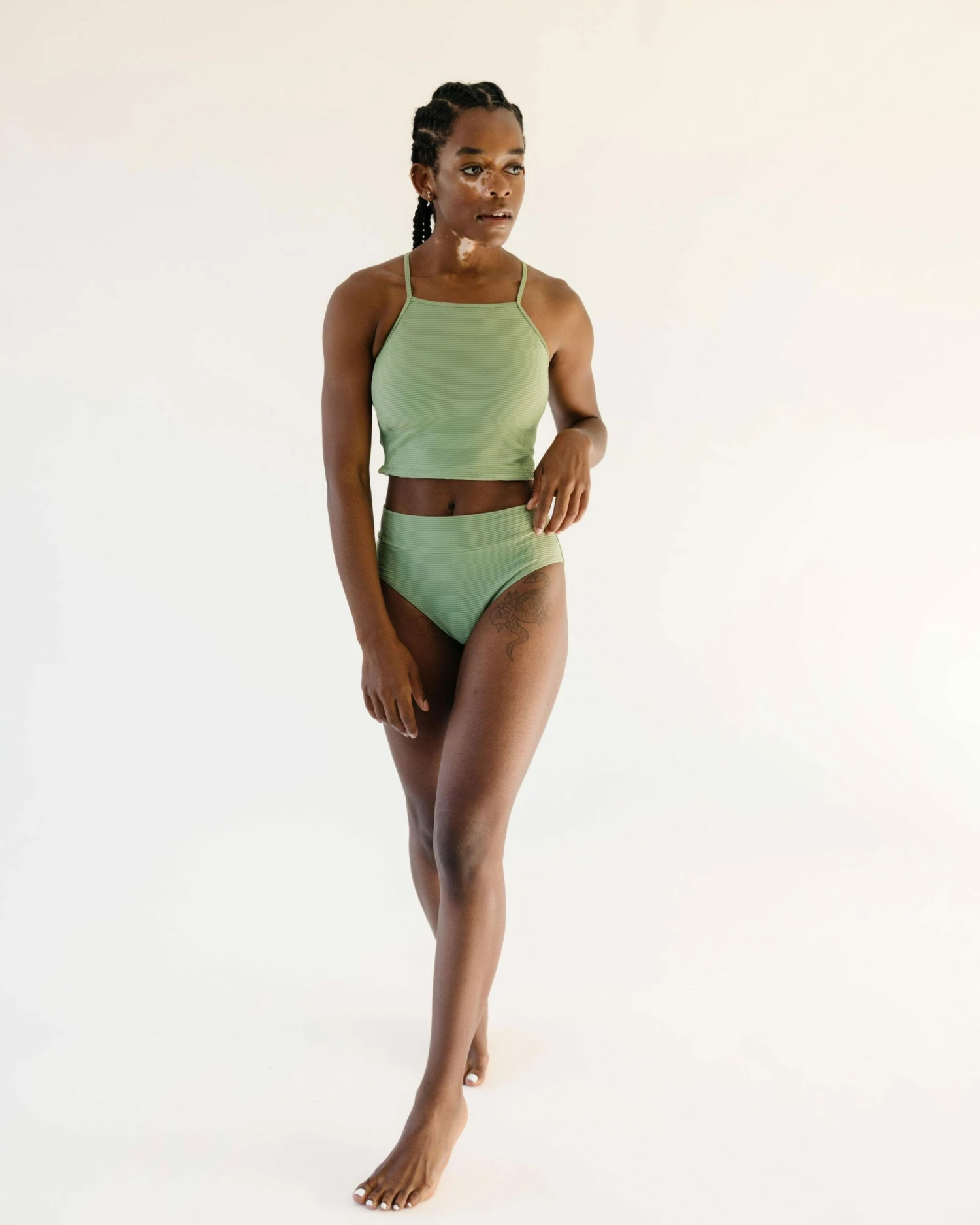 Textured Olympia Mid Rise Bottom - Image 5