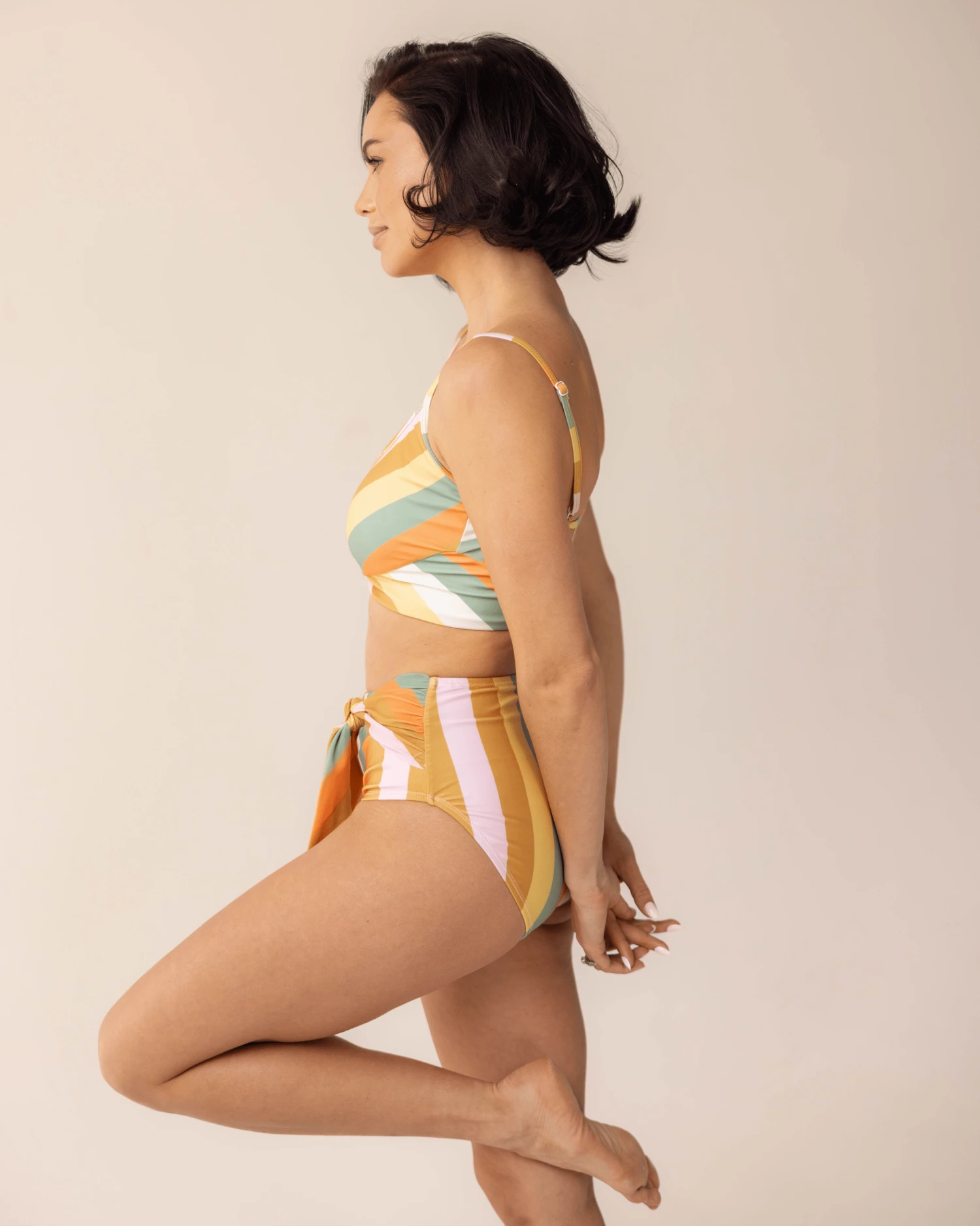 Surf Stripe Tied Up Bottom - Image 3