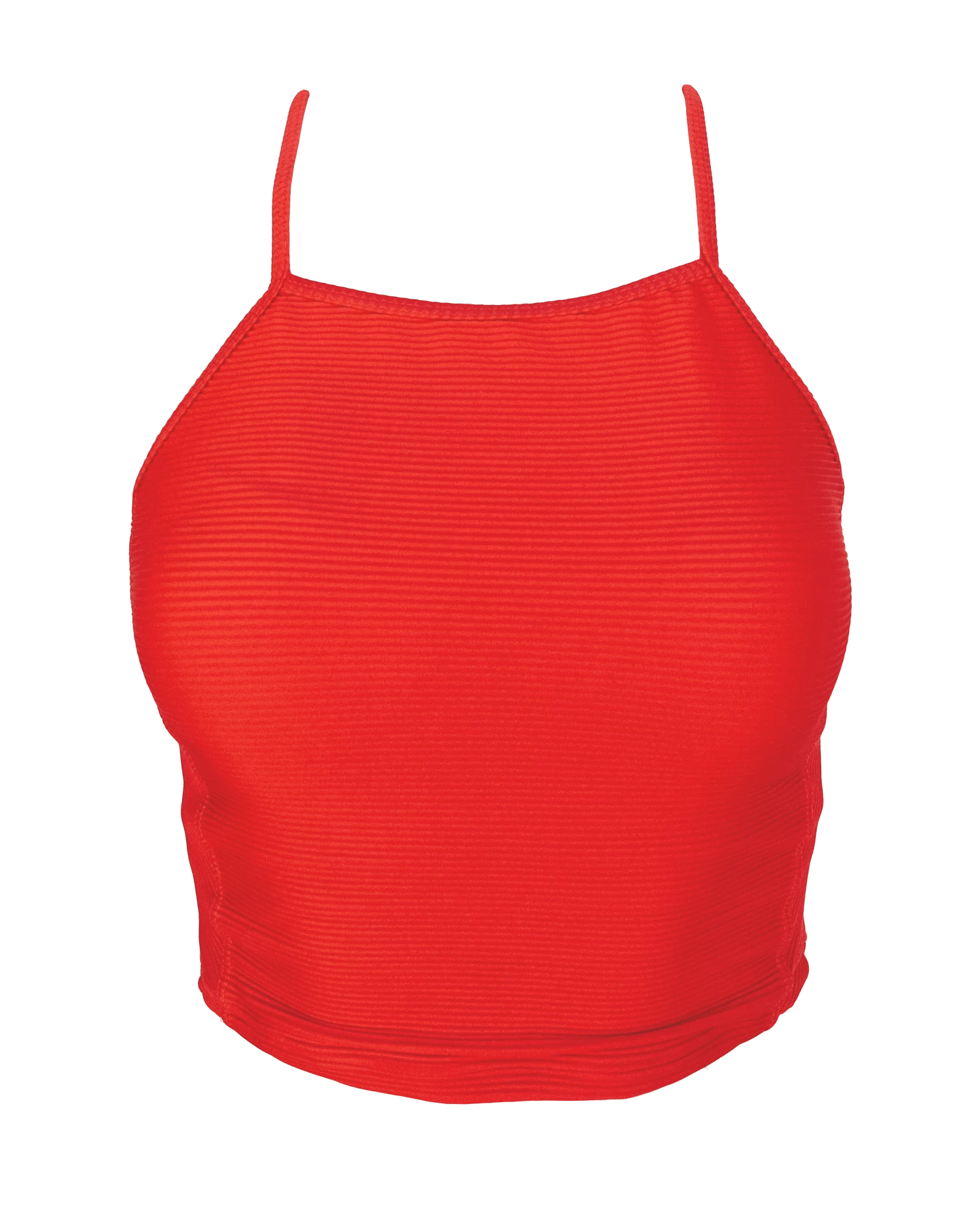 Textured Red Poppy Midkini - Image 4