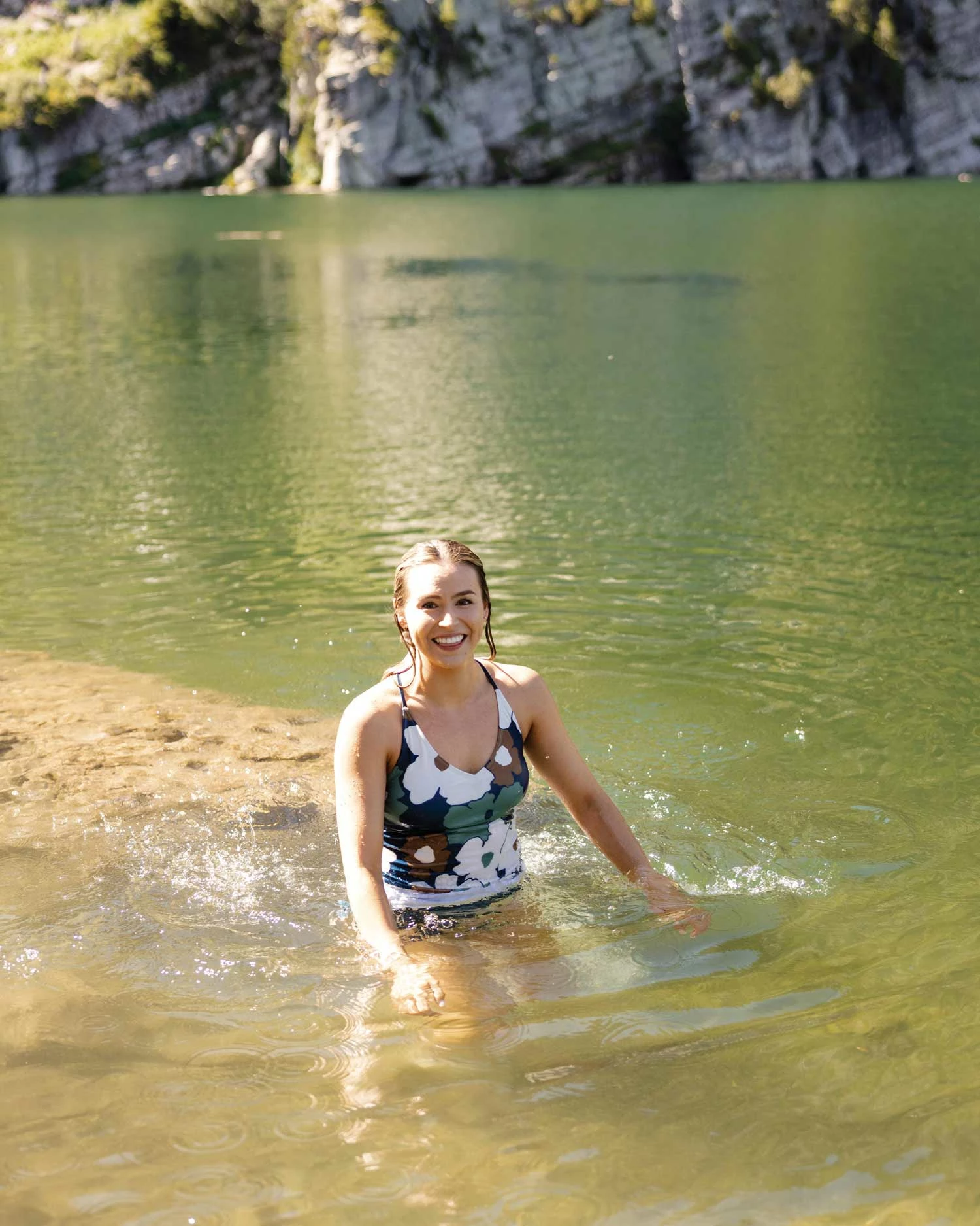 Birch Floral V-Neck Tankini - Image 6